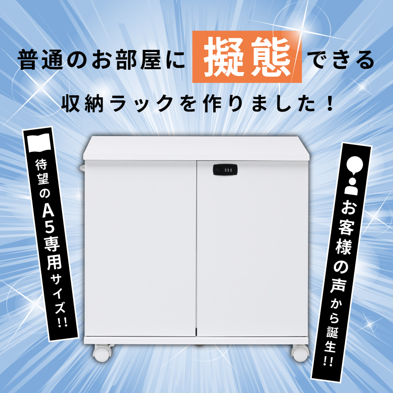 推し入れラック 同人誌 収納ラック 同人誌ラック 扉付き 押し入れ収納