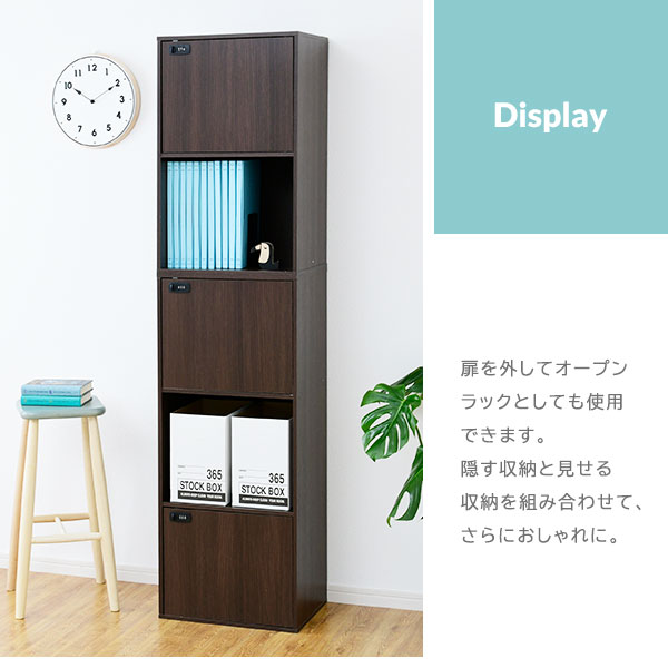 カラーボックス2列5段 本棚 A4 ２個セット（大理石ブラック） カラーボックス2列5段 本棚 2段部分A4収納OK 2個セット（大理石