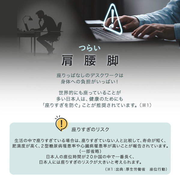 ワンタッチで高さ調節 昇降デスク  手動 ハンドル 小さめ スタンディングデスク 昇降式デスク おすすめ おしゃれ インテリア シンプル レバー アイアン | ブランド登録なし | 03