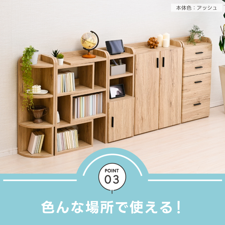 コーナーラック カウンター下収納 幅22cm 奥行25cm ロータイプ