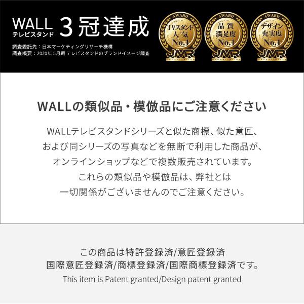 WALL[ウォール]テレビスタンドV2・V3・anataIRO専用 HDDホルダー