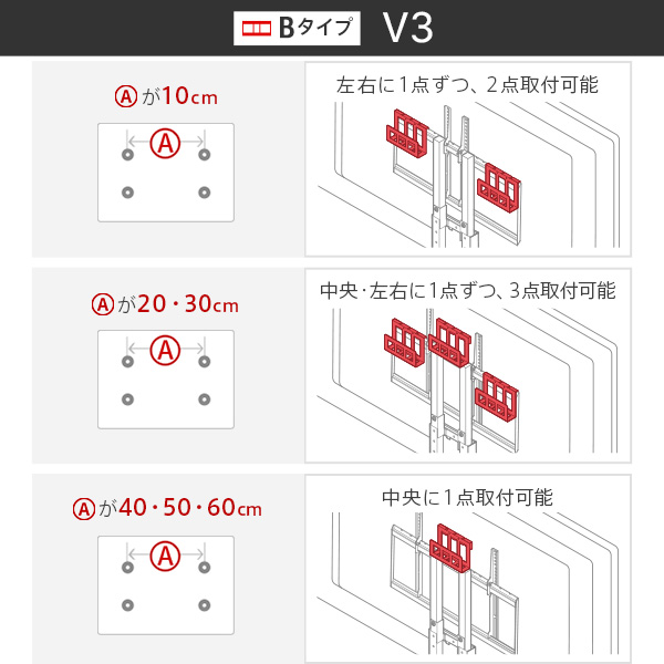 美品ナカムラ24～45V型WALL anataIRO HDDホルダー付き 24～45V型対応 テレビスタンド M05000160 ブラック WALL anataIRO