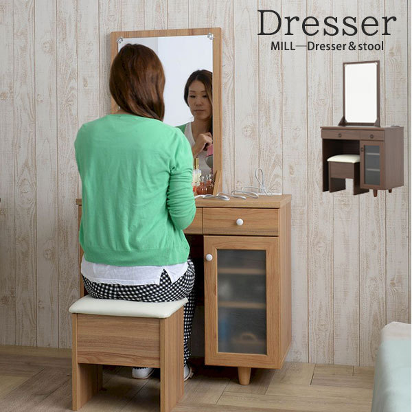 大きな鏡付き ドレッサー スツール付き 幅80 おしゃれ 化粧台 デスク 椅子付き 大容量 収納 鏡台 N Sato Ml140 80d Houseboat 通販 Yahoo ショッピング