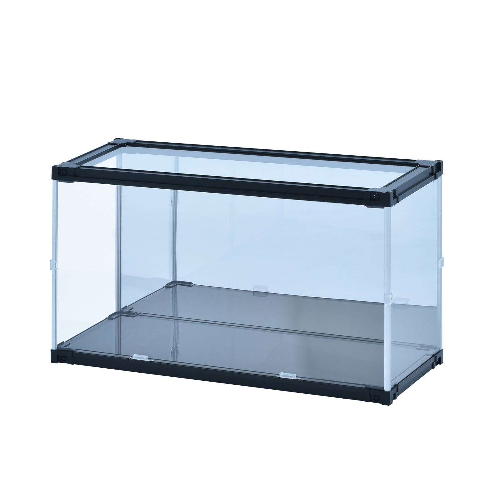 フィギュアケース uvカット 背面ミラー 横長 積み重ね コレクション