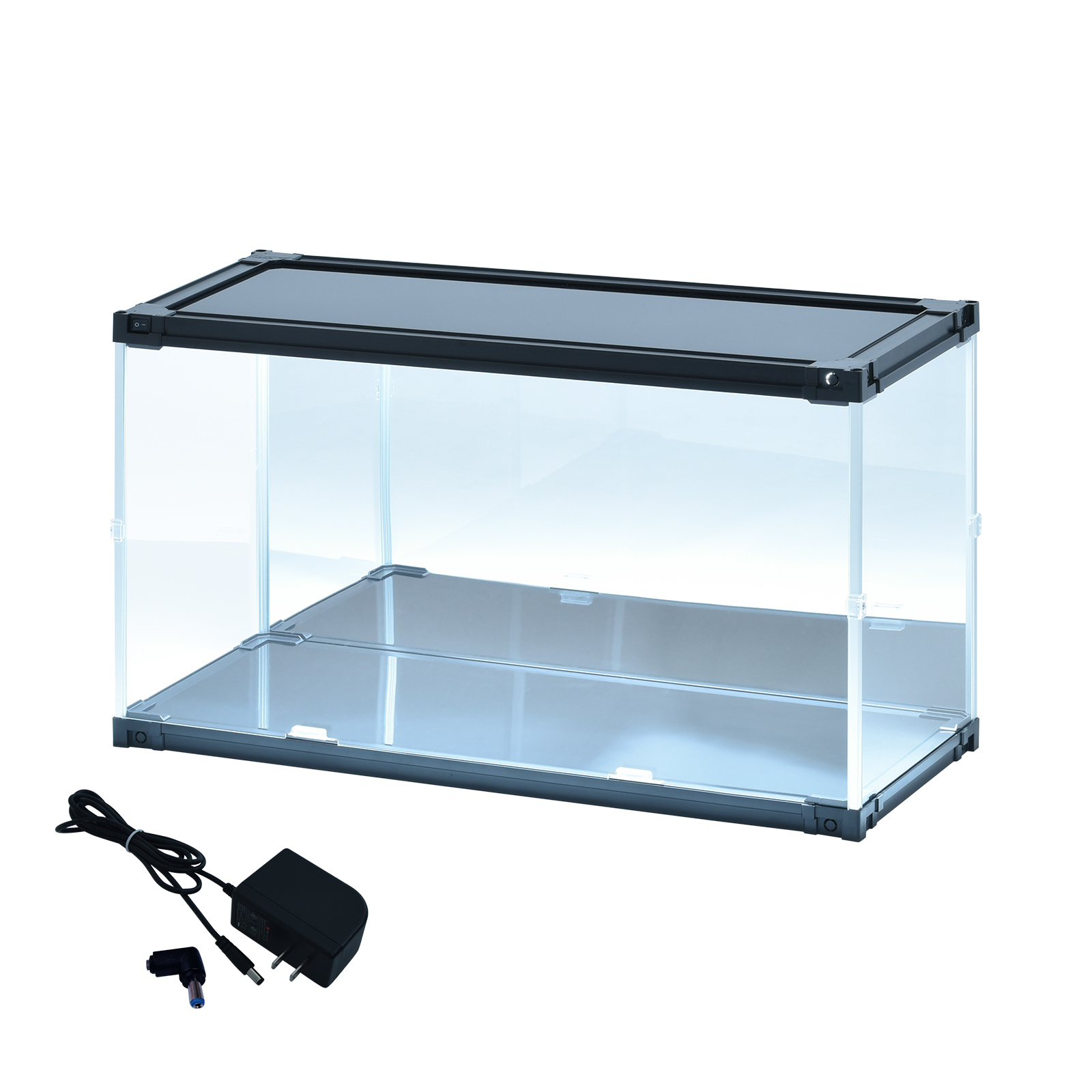 UVカット　アクリル　背面ミラー　シングルLED　フィギュアケース Amazon.co.jp: COOLTAKU フィギュアケース アクリル UVカット