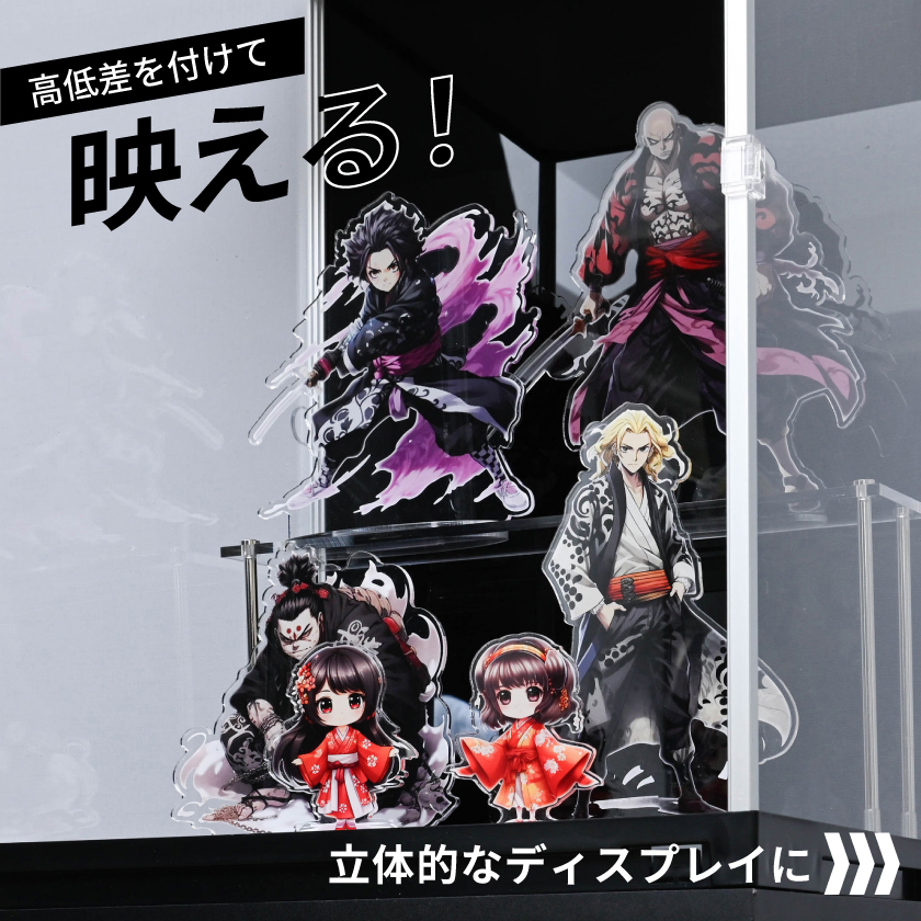 フィギュア 棚 ディスプレイ スタンド ひな壇 フィギュア棚 展示台