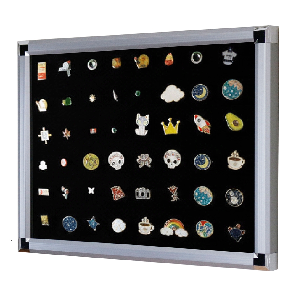 ピンバッジ 収納 ピンバッチケース uvカット 額縁 壁掛け コレクション