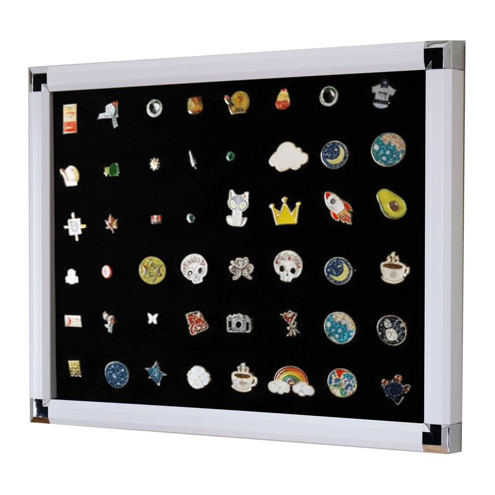 ピンバッジ 収納 ピンバッチケース uvカット 額縁 壁掛け コレクション