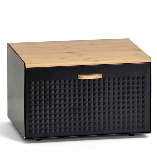 上開き 前開き ブレッドケース 本体 スチール 扉 竹 おしゃれ 大きめ