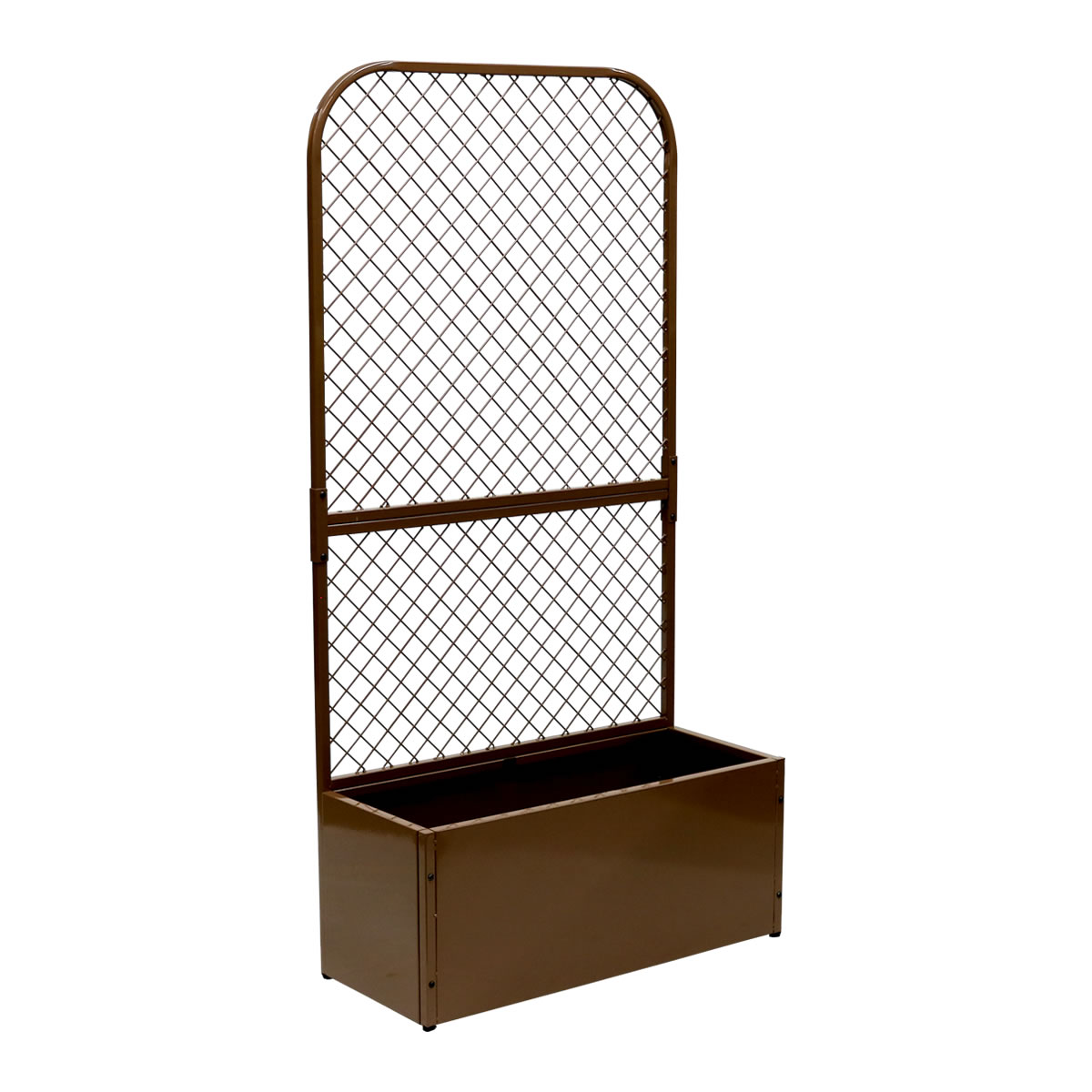 室内でも屋外でも アイアン フェンス付き プランターボックス