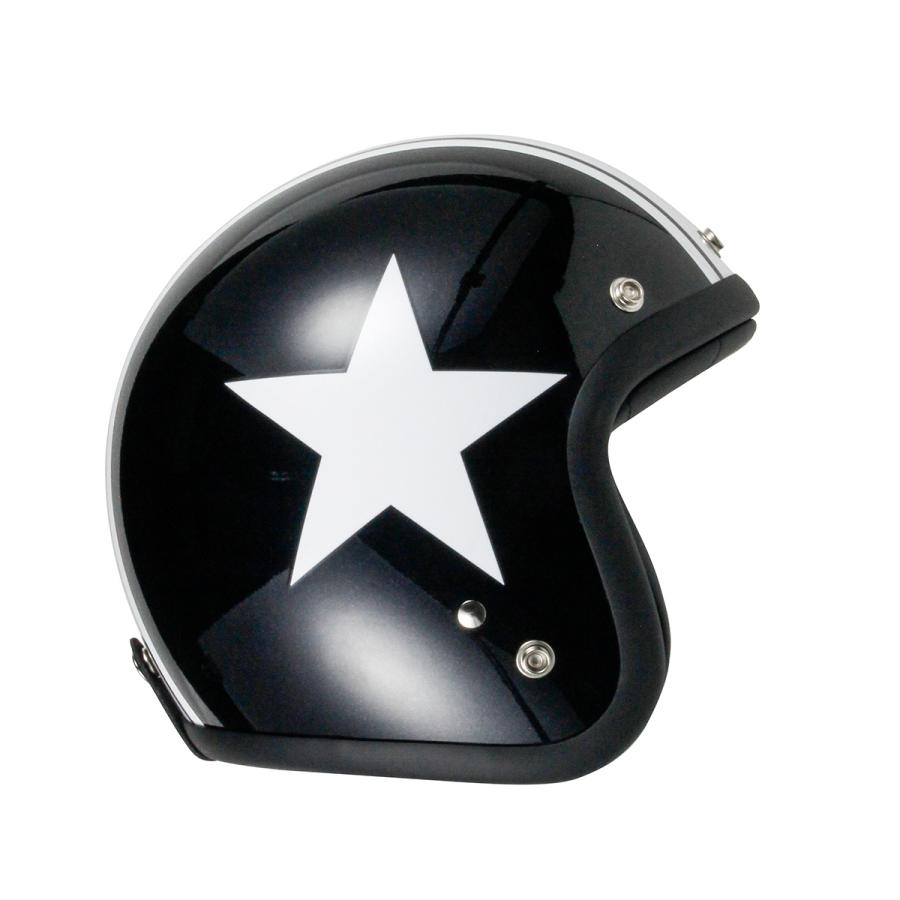 バイクヘルメット ヘルメット スモールジェット ブラック