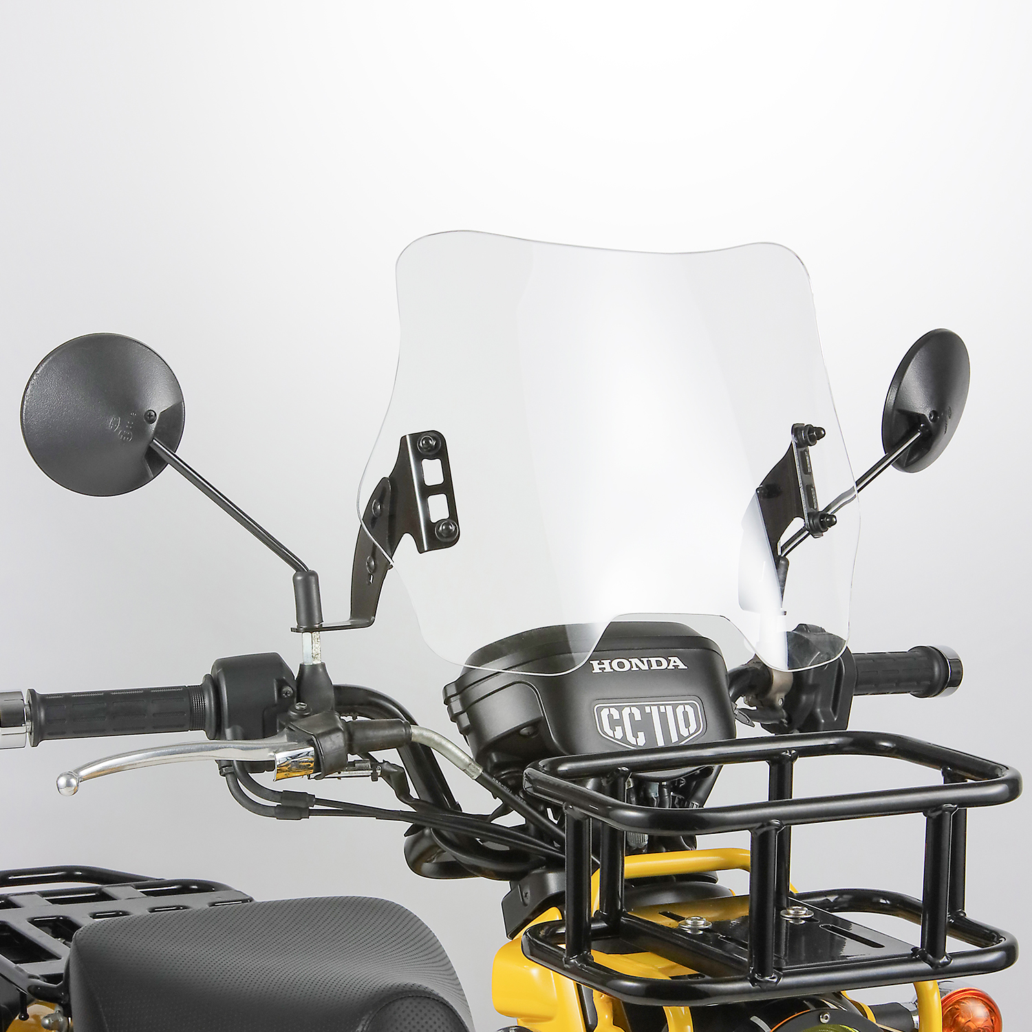 フロントスクリーン スーパーカブ ホンダ ショートフロントスクリーン クリア