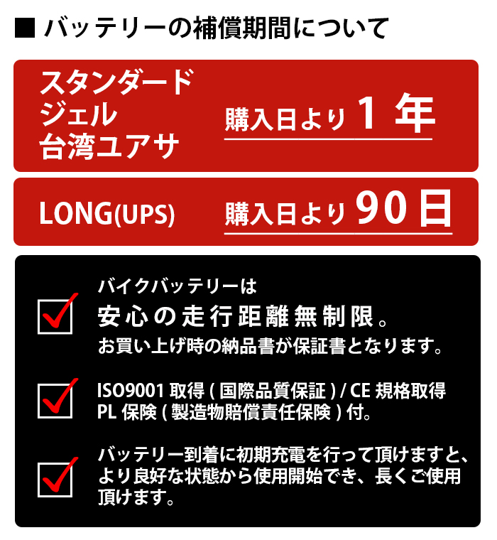 バイクパーツセンター - ジェルバッテリー｜Yahoo!ショッピング