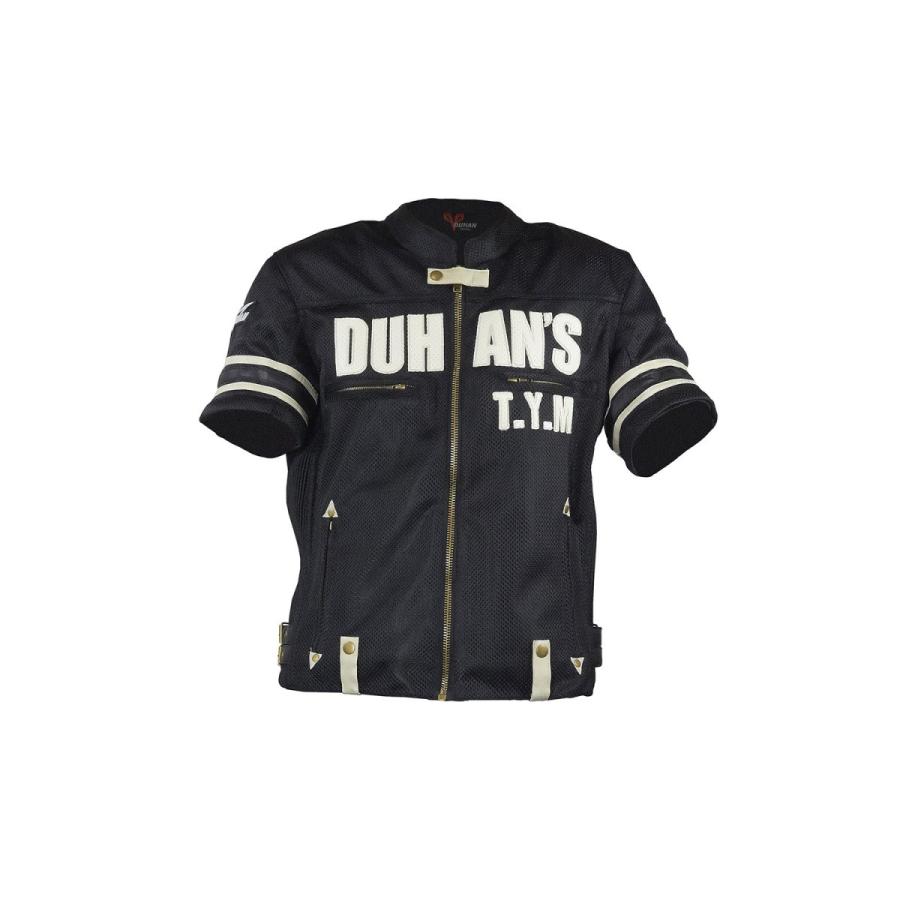 DUHAN T.Y.M. メッシュジャケット 黒 DUHAN モーターサイクル メッシュジャケット XL ブラック 3