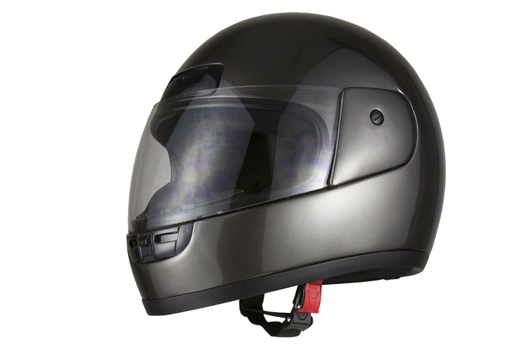バイクヘルメット フルフェイス ガンメタ SG・PSCマーク取得 全