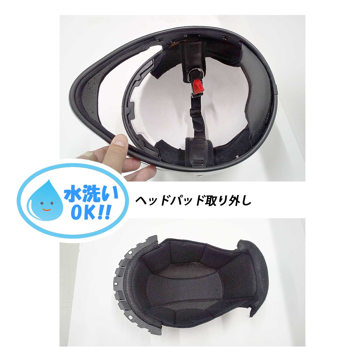 バイクヘルメット XL 61-62cm マットブラック ビンテージ フル