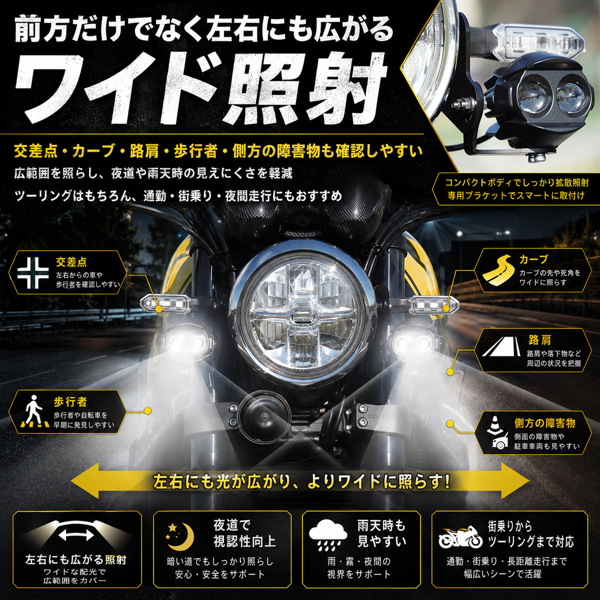 ワールドウォーク（WORLD WARK） 1年保証 送料無料 Z900RS(2024〜)専用