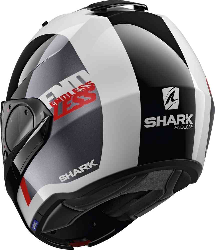 Shark Evo ES Yari Matt Anthracite/Blue/Silver ABS