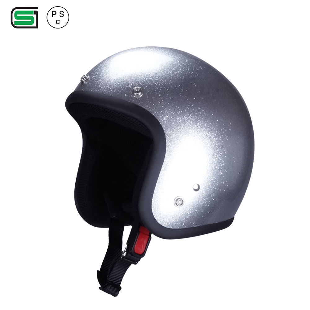 ジェットヘルメット ジェットヘル 送料無料 ヘルメット ラメ入り