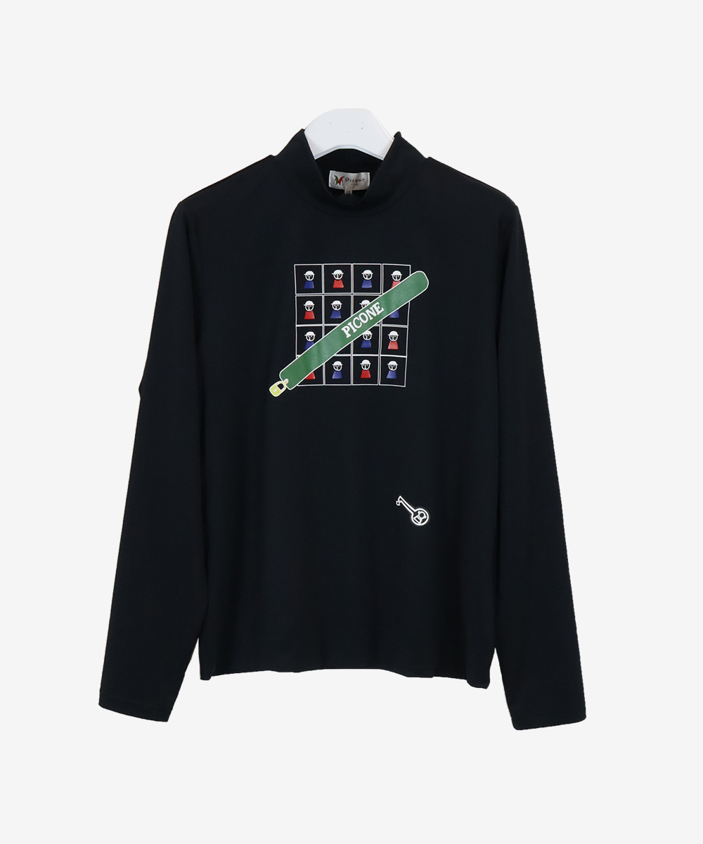 【 40%OFF セール 】ハイネックプルオーバー 40代50代60代 ピッコーネクラブ ゴルフ レディース 2024年春夏  定価:30800円