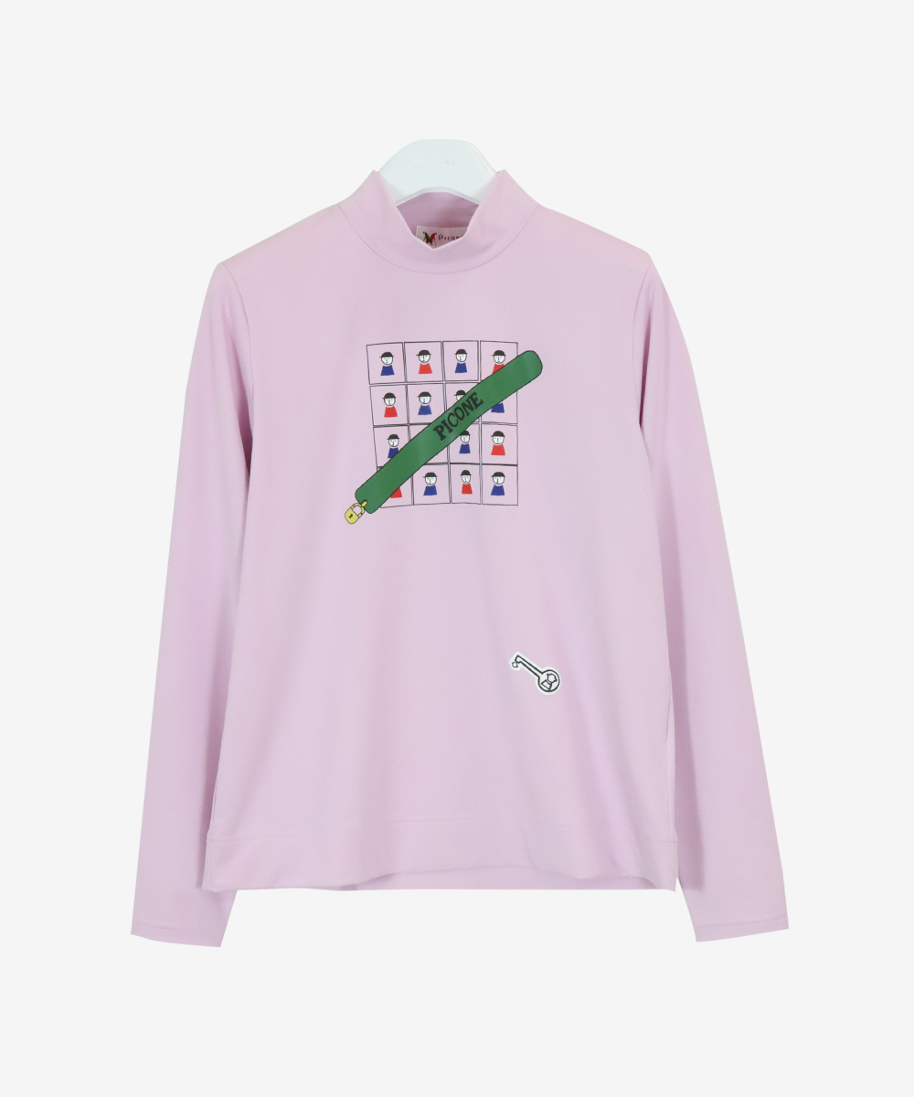 【 40%OFF セール 】ハイネックプルオーバー 40代50代60代 ピッコーネクラブ ゴルフ レディース 2024年春夏  定価:30800円_1