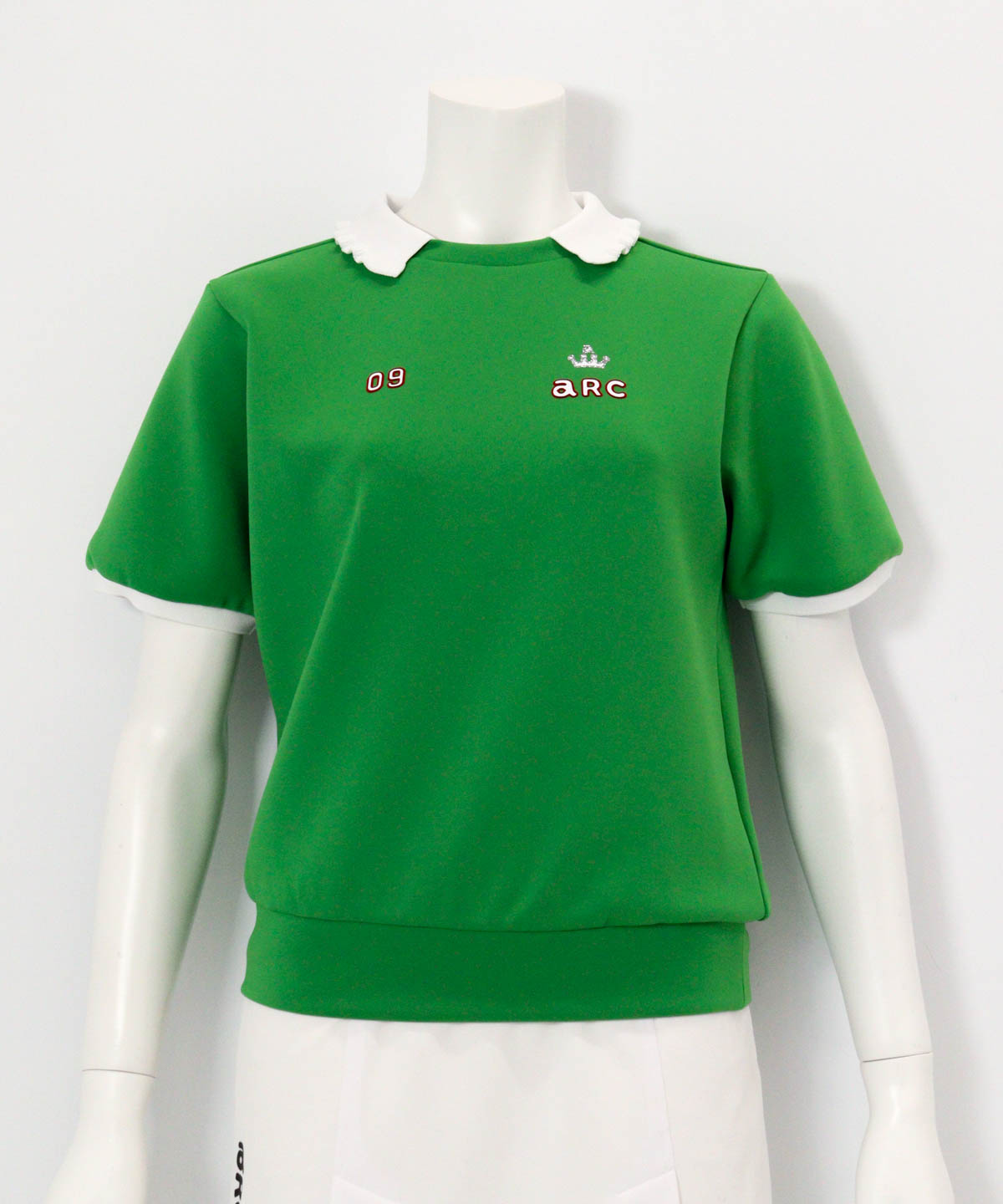 【 セール 40%OFF 】フリル襟UV冷感ダンボールプルオーバー  定価30800円_2