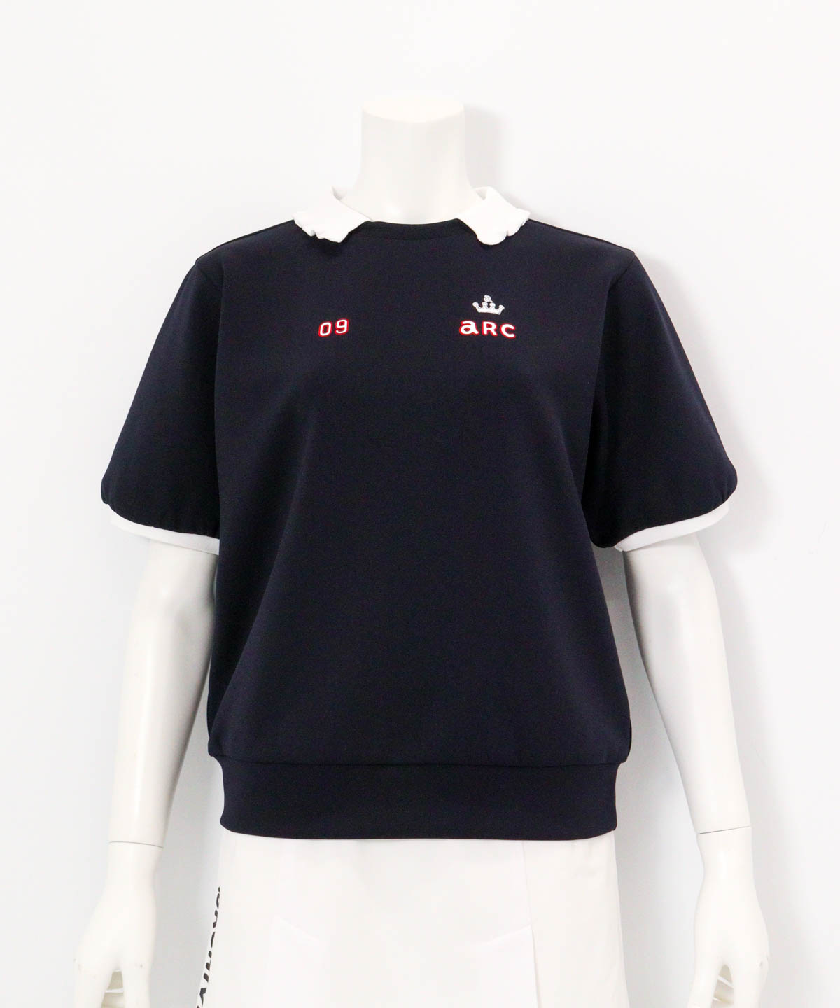 【 セール 40%OFF 】フリル襟UV冷感ダンボールプルオーバー  定価30800円_3
