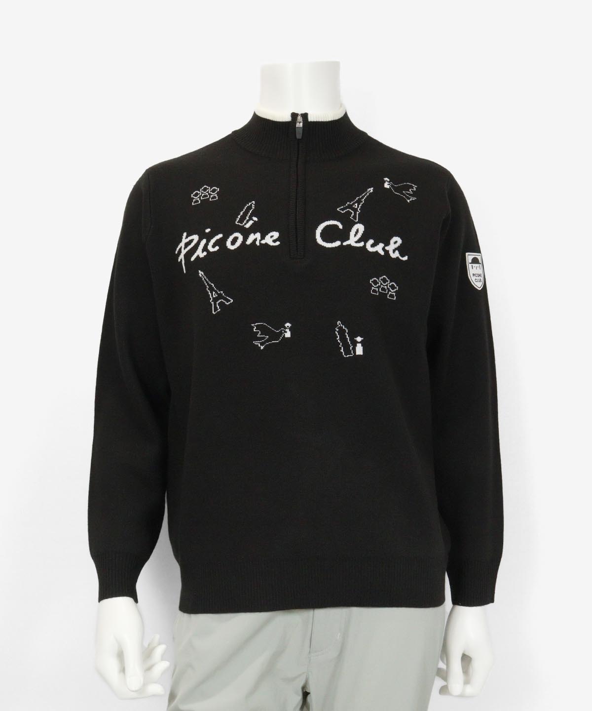 【 セール 40%OFF 】ハイネックプルオーバー ピッコーネクラブ メンズ ゴルフウェア 2024年秋冬 定価50600円の画像