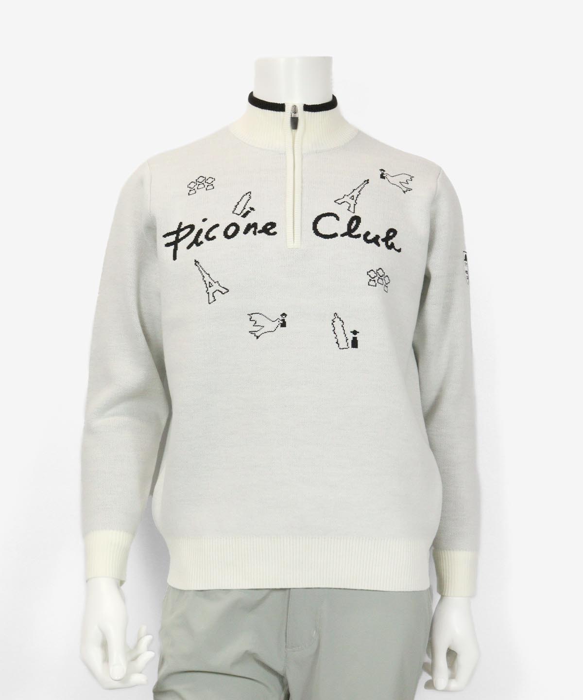 【 セール 40%OFF 】ハイネックプルオーバー ピッコーネクラブ メンズ ゴルフウェア 2024年秋冬 定価50600円の画像