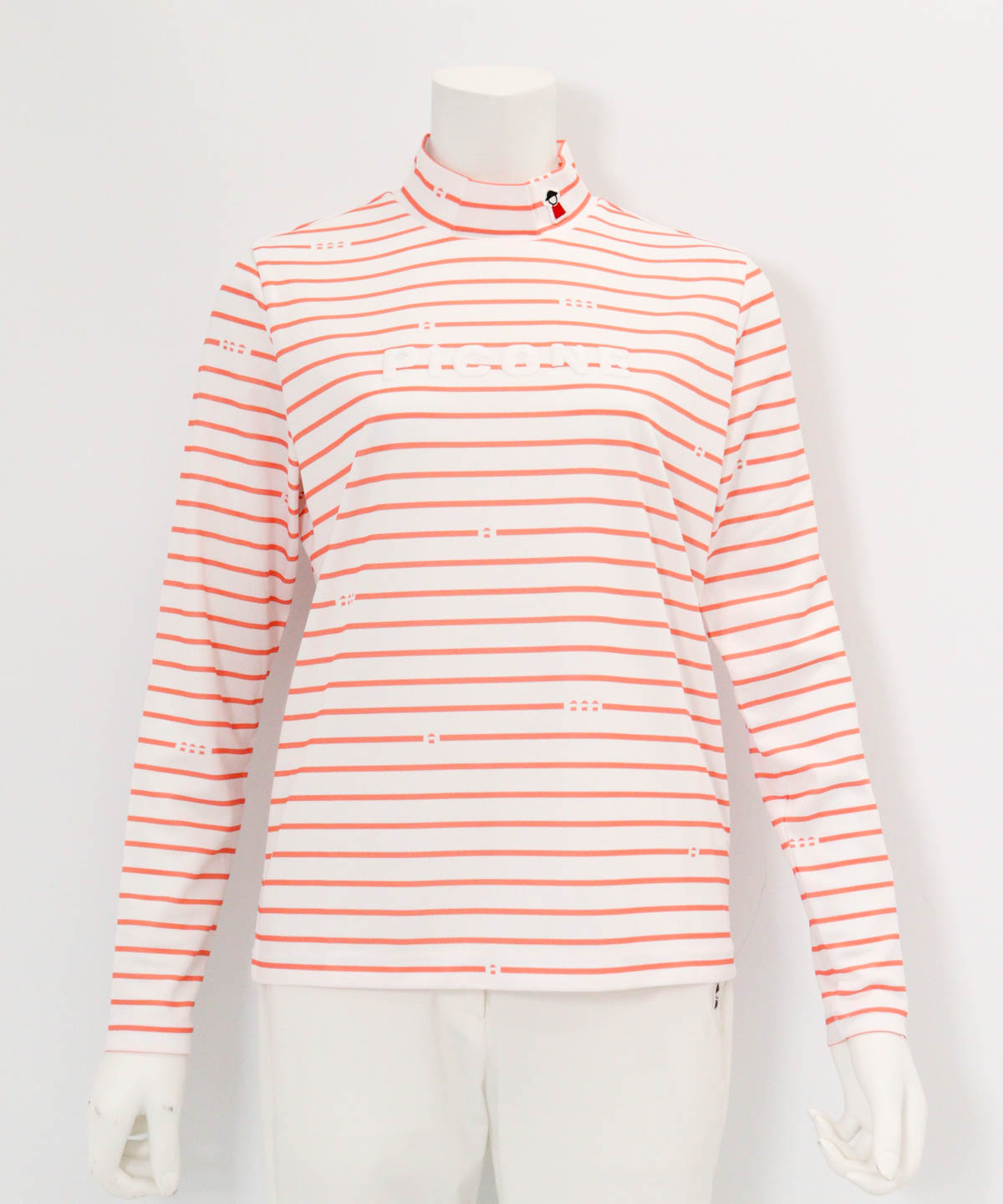 【 セール 30%OFF 】 ハイネックピコボーダープルオーバー 定価26400円_2