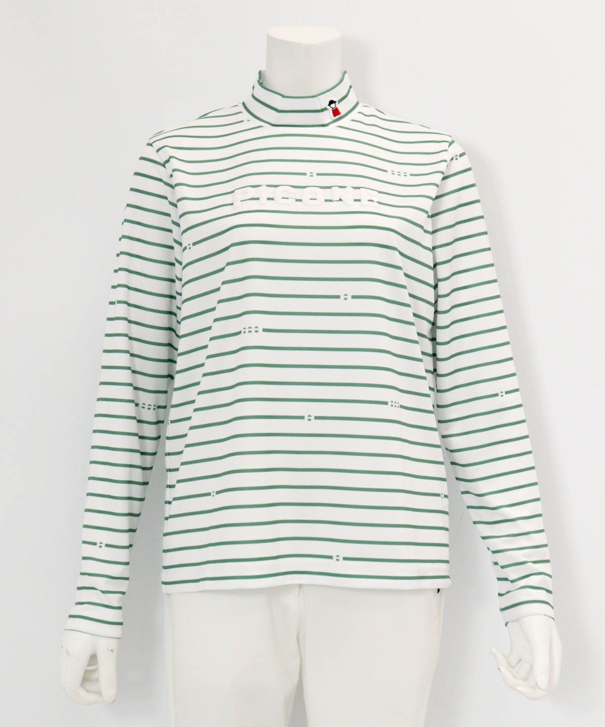 【 セール 30%OFF 】 ハイネックピコボーダープルオーバー 定価26400円_3