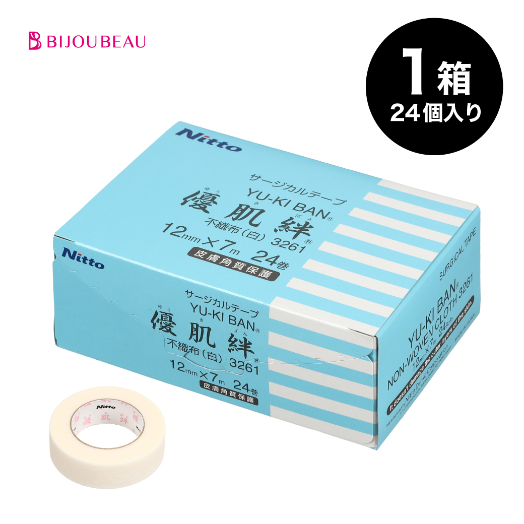ニトムズ 優肌絆(白) 24巻 1箱 サージカルテープ ファーストテープ