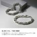 スリーフォードチェーン ブレスレット メンズ シルバー925 三つ輪 リンク 立体 太め シルバーブレスレット 三連チェーン リングリンク シルバーチェーン 鎖 重厚 関連画像1