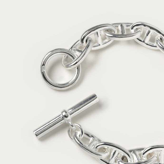 D*様 ✵A&G(エーアンドジー) シルバーチェーンブレスレット ✵アクセサリー A&G エーアンドジー クリップ ダガー ID クラシック チェーン