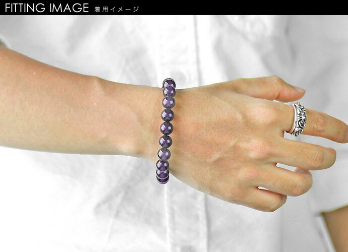 Binich（ビニッチ） 10mm玉 アメジスト ブレスレット パワーストーン