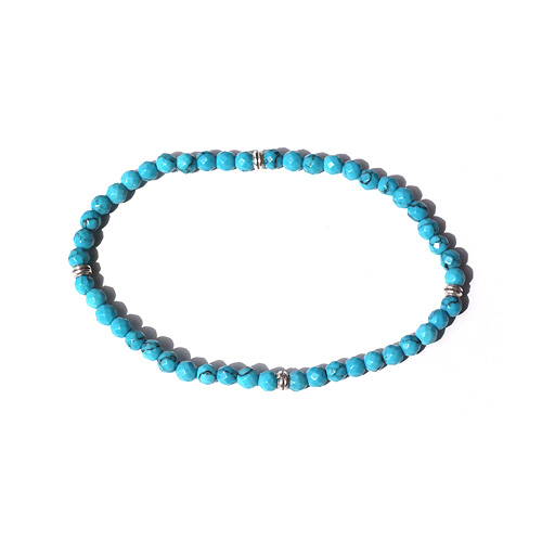 タヒチアンパール ターコイズ ブレスレット Maimoda Jewelry ターコイズシルバーブレスレット【12月の誕生石】 – gemish