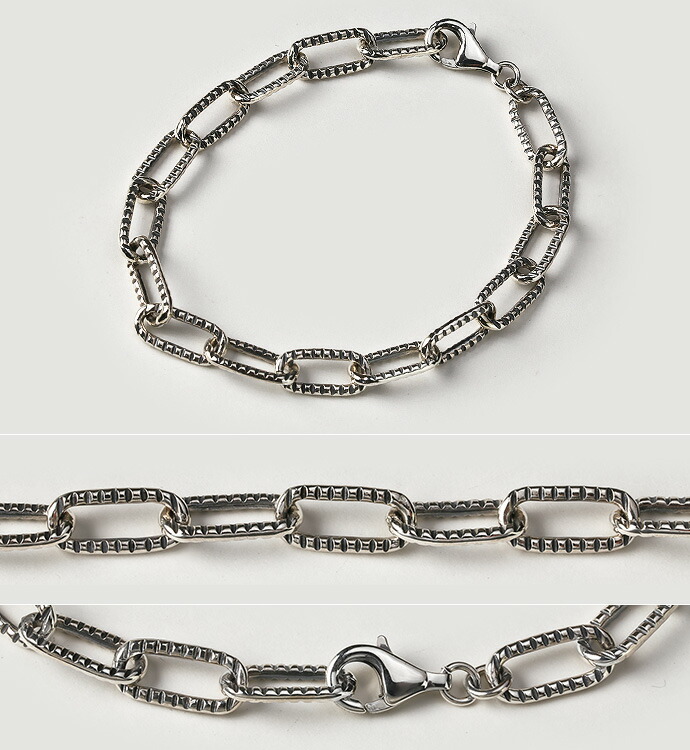 Binich ブレスレット メンズ シルバー925 チェーンブレスレット