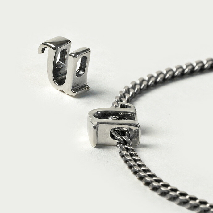 Binich（ビニッチ） イニシャル ブレスレット メンズ レディース