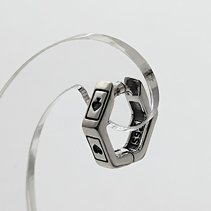 Binich（ビニッチ） トランプ フープピアス メンズ レディース