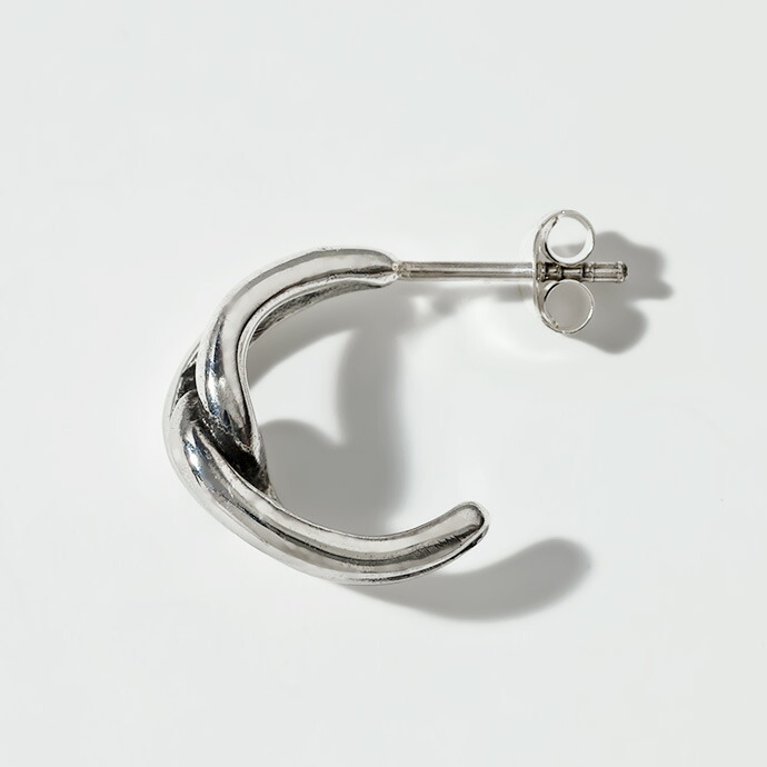 Binich（ビニッチ） ピアス メンズ 片耳用 シルバー925 フープピアス