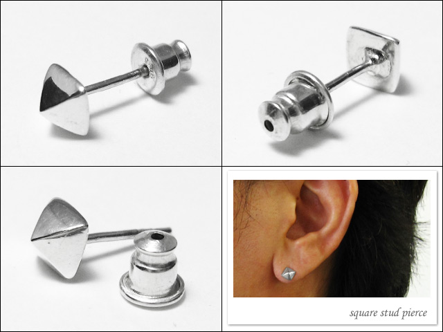 Binich（ビニッチ） ピアス メンズ レディース シルバー925 スタッズ