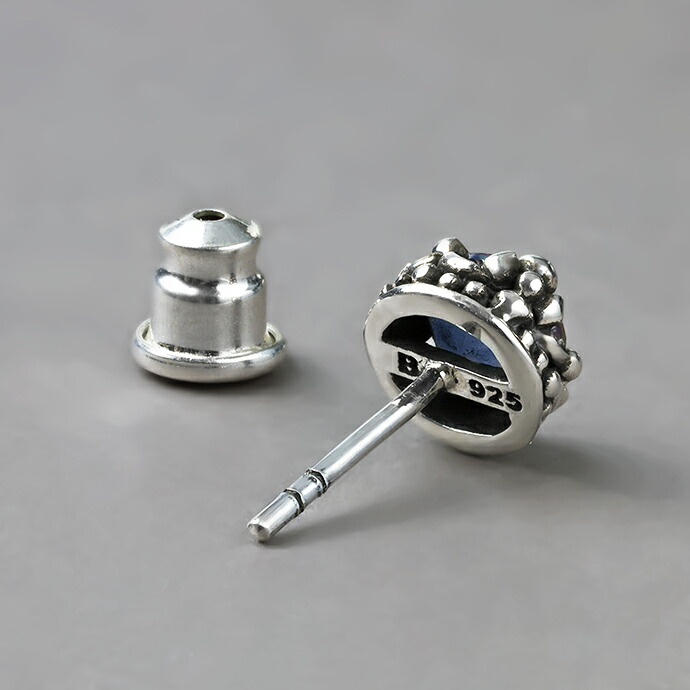 Binich シルバー925 ミスティッククオーツ ピアス メンズ