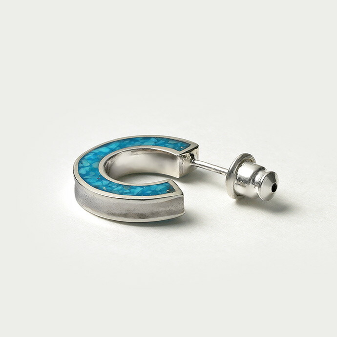 定率割引 往復 ピアス フープピアス ターコイズ シルバー925 レディース メンズ アクセサリー