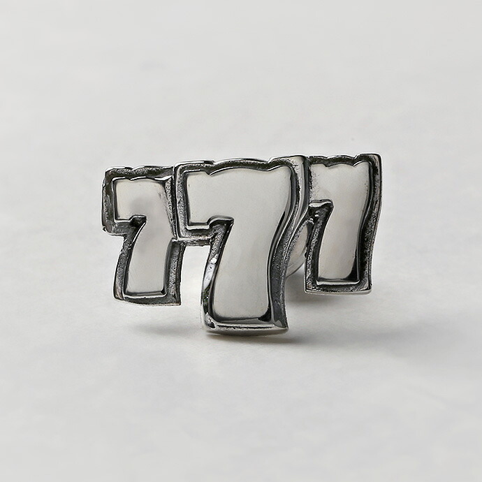 Binich（ビニッチ） ピアス スリーセブン ラッキーセブン シルバー925