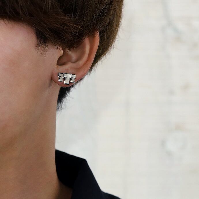 Binich（ビニッチ） ピアス スリーセブン ラッキーセブン シルバー925