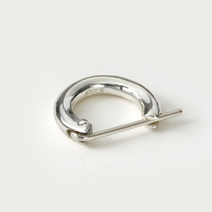 Binich フープピアス メンズ レディース 片耳用 シルバー925