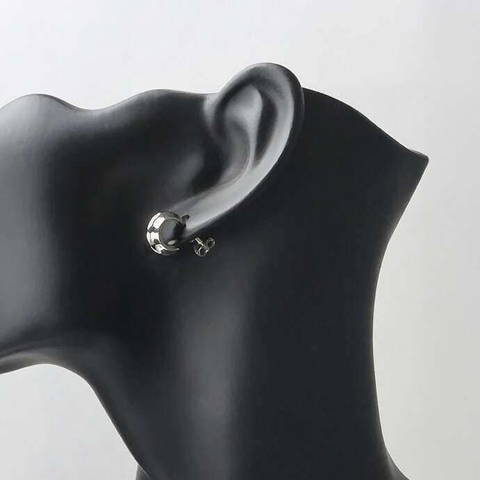 Binich（ビニッチ） 太め フープピアス メンズ レディース リング