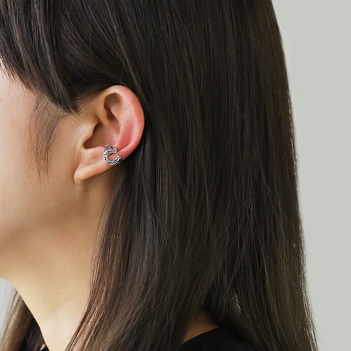 Binich（ビニッチ） シルバー925 馬蹄 ホースシュー イヤーカフ ピアス