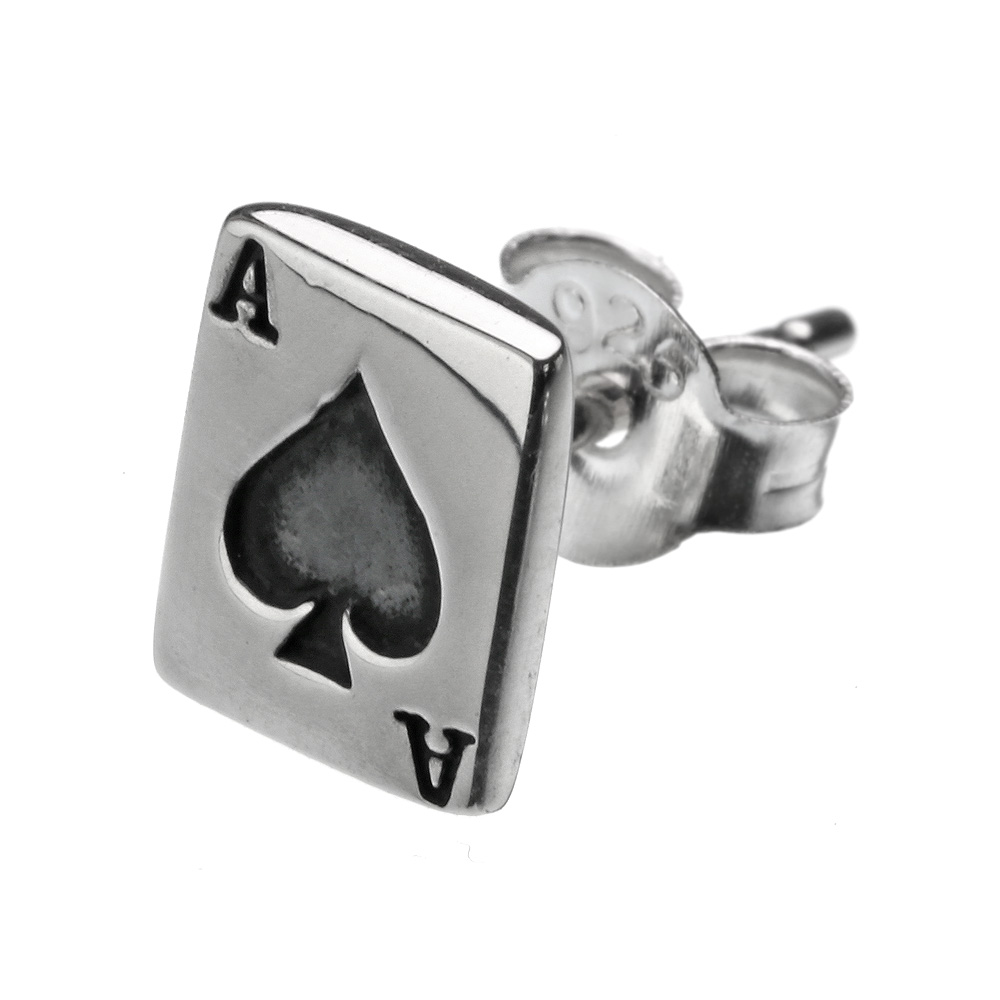 Binich（ビニッチ） シルバー925 トランプ ピアス メンズ レディース