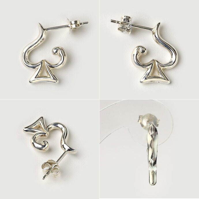 Binich（ビニッチ） ピアス メンズ レディース シルバー925 トランプ